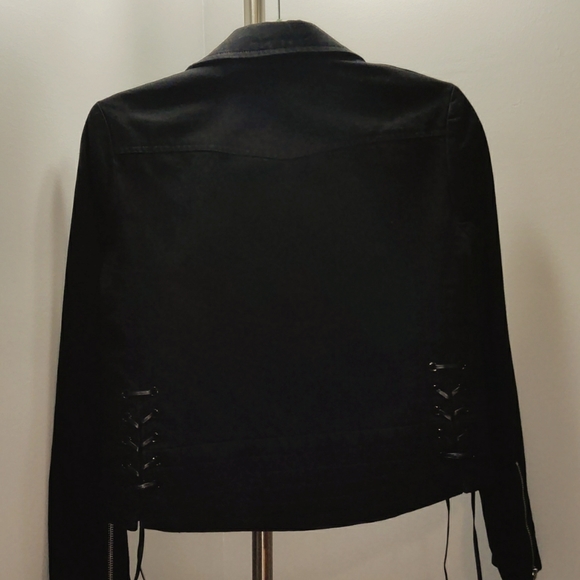 Rag & Bone - Denim Moto Bowery Jacket - Picture 4 of 6